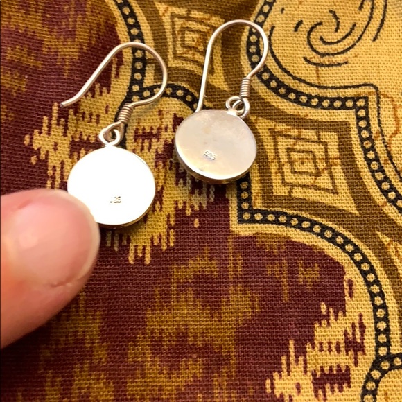 Sterling Abalone Earrings - Picture 6 of 10